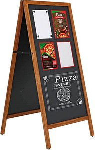 update displays Kundenstopper Economy Outdoor braun 47,0 x 66,0 cm