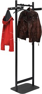 MAUL Kleiderständer Salsa 9407890 schwarz Metall 8 Haken 60,0 x 173,0 cm