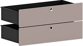 viasit System4 Schubladen taupe 75,0 x 37,5 x 37,5 cm