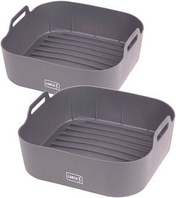 2 LURCH Backformen für Heißluftfritteuse S 00070205 17,0 x 17,0 cm