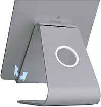 rain design Tablet-Ständer mStand plus 10055 grau für 1 Tablet, Tischständer