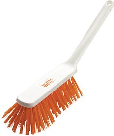haug® bürsten Handfeger ANTI BAC weiß/orange Kunststoff 31,0 cm breit