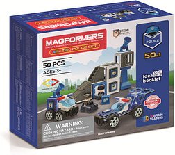 MAGFORMERS® 278-55 Amazing Police Set Bausatz