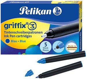 Pelikan griffix®3 Tintenrollerminen königsblau Ohne mm 5 St.