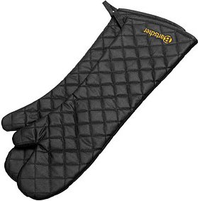 Bartscher unisex Ofenhandschuh 600 schwarz Einheitsgröße, 1 Paar