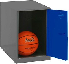 Simonrack Spind SIMONLOCKER DISM anthrazit, blau 8425437117671, 1 Schließfach 40,0 x 50,0 x 47,5 cm