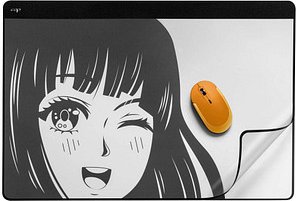 Thumbnail - cep Schreibtischunterlage Manga schwarz/weiß Kunststoff 58,5 x 38,5 cm, 1 St.