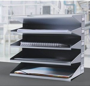 Thumbnail - DURABLE Sortierstation grau mit 5 Fächer