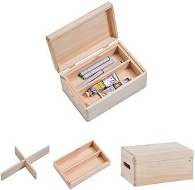 Zeller Aufbewahrungsboxen-Set braun