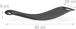 relaxdays Balance-Board schwarz 65,0 x 28,0 x 9,0 cm