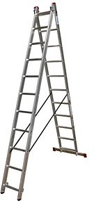 Thumbnail - KRAUSE Vielzweckleiter CORDA silber 2x 11 Sprossen, H: 310,0 cm