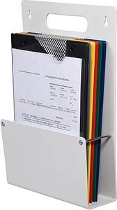 EICHNER Wandprospekthalter grau DIN A4 27,0 x 8,0 x 39,0 cm, 1 St.