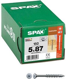 SPAX® Universalschrauben T20 Tellerkopf WIROX 0251010500875 5 mm x 87 mm, 150 St.