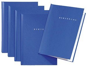 PAGNA Bewerbungsmappen Start DIN A4 blau, 5 St.