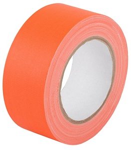 WIHEDÜ Neon Gewebeband orange 12,5 cm x 25,0 m 1 Rolle