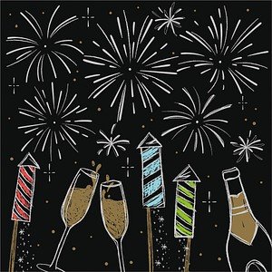 PAPSTAR Servietten Celebrations 20 St.