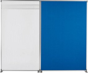 magnetoplan Trennwand 1103803, blau 125,0 x 180,0 cm, 1 St.