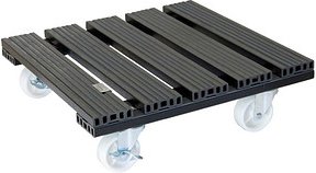 Thumbnail - WAGNER® design yourself Pflanzenroller WPC GH 0540 Kunststoff, Ø 38,5 cm anthrazit quadratisch, 1 St.