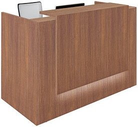 Quadrifoglio Empfangstheke gerade, nussbaum 166,0 x 88,0 x 113,0 cm