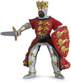 papo Fantasy/Mittelalter 39338 Richard Löwenherz rot Spielfigur