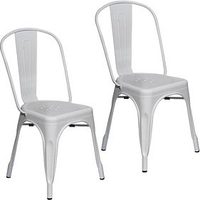 Thumbnail - meet powered by PAPERFLOW Gartenstühle URBAN weiß, 2 St.