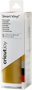 cricut™ Joy Smart Vinyl Elegance Vinylfolie wiederablösbar farbsortiert 13,9 x 30,4 cm, 5 St.