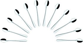 solex® Langstiellöffel Selina silber, 12 St.