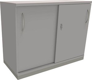 fm Schiebetürenschrank Sidney, 4260267327807 lichtgrau 1 Fachboden 100,0 x 44,2 x 78,1 cm