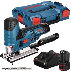 BOSCH Professional GST 12V-70 Akku-Stichsäge Set 12,0 V, mit 2 Akkus