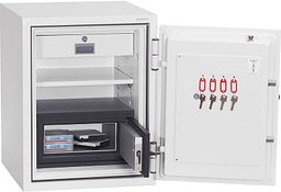 phoenix Tresor Data Combi mit Feuerschutz signalweiß 50,0 x 50,0 x 64,0 cm