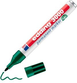 edding 3000 Permanentmarker grün 1,5 - 3,0 mm, 1 St.