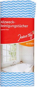 Jeden Tag hygienisch frisch Allzweck-Reinigungstücher Viskose, 10 St.