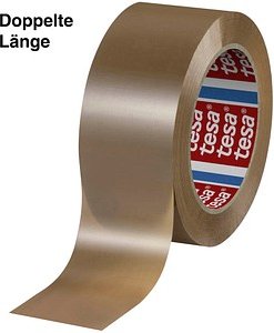 tesa Packband tesapack® 60418 braun 50,0 mm x 132,0 m 1 Rolle