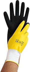 Thumbnail - HYGOSTAR unisex Arbeitshandschuhe Wet Protect schwarz Größe 10, 12 Paar