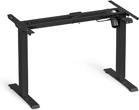 SONGMICS höhenverstellbares Schreibtischgestell schwarz ohne Tischplatte, C-Fuß-Gestell schwarz 110,0 - 155,0 x 60,0 cm