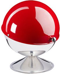 Thumbnail - relaxdays Zuckerdose silber, rot, 1 St.