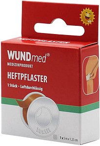 Thumbnail - WUNDmed® Heftpflaster 02-081 beige 1,25 cm x 5,0 m, 1 St.