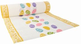 PAPSTAR Tischläufer Coloured Eggs 87372 mehrfarbig 40,0 cm x 24,0 m, 1 St.