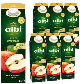 albi® Direktsaft Apfel 6x 1,0 l