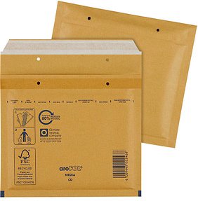 Thumbnail - aroFOL® CLASSIC Luftpolstertaschen CD braun, 100 St.