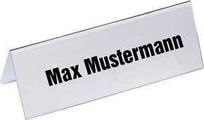 Thumbnail - DURABLE Tischnamensschilder transparent 29,7 x 10,5 cm, 10 St.