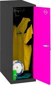 Simonrack Spind SIMONLOCKER DISM anthrazit, pink 8425437116582, 1 Schließfach 30,0 x 50,0 x 91,5 cm