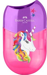 FABER-CASTELL Dosenspitzer doppelt Einhorn pink