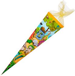 Nestler Tradition in Emotion Schultüte Tier-ABC 35,0 cm mehrfarbig