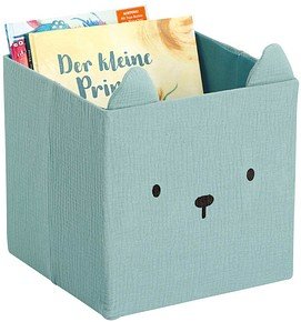 Zeller Bär Aufbewahrungsbox mint 28,0 x 28,0 x 28,0 cm