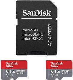 Thumbnail - 2 SanDisk Speicherkarten microSDXC Ultra 64 GB