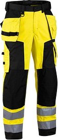 Thumbnail - BLAKLÄDER® unisex Warnschutzhose 1568 gelb, schwarz Größe 23