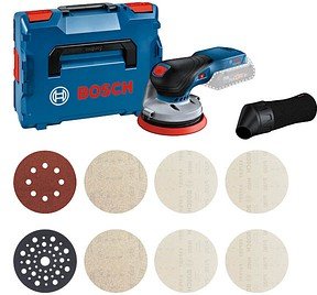 Thumbnail - AKTION: BOSCH Professional GEX 18V-125 + M480 Akku-Exzenterschleifer-Set 18,0 V, ohne Akku mit Prämie nach Registrierung