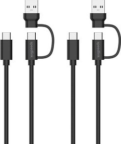 Thumbnail - speedlink USB-C/A zu USB-C Kabel Set USB-Kabel Play & Charge 2x 3,0 m schwarz, 1 St.