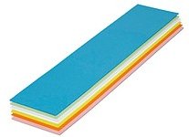 MAUL Moderationskarten farbsortiert 9,5 x 42,5 cm, 50 St.